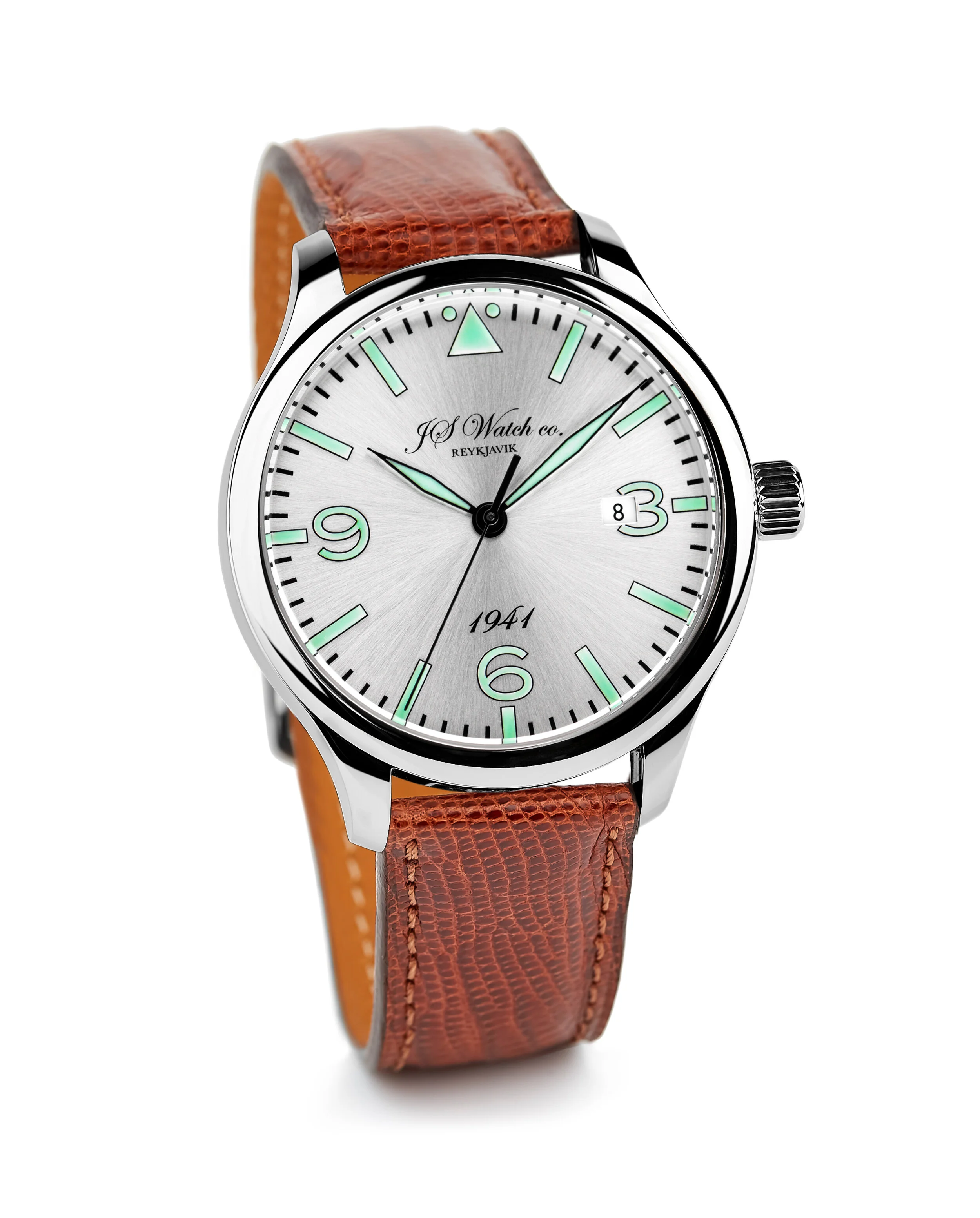 JS Watch Company Reykjavik — Frisland 1941 Silver